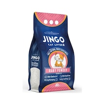 Jingo Bebek Pudra Kokulu İnce Taneli 10 Lt Kedi Kumu