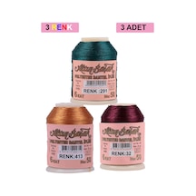 3 Adet Altınbaşak Oya Ve Dantel İpi 20 Gr - Royaleks - No: 413 - 032 - 291