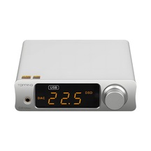 Topping Audio Dx3 Pro+ Es9038q2m Desktop Dac Ve Headphone Amplifier, Silver, Dac Ve Kulaklık Am