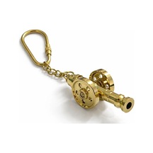 Pirinç Top Arabası Anahtarlık 2254d Tdrtr Çok Renkli