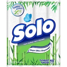 Solo Bambu Katkılı Tuvalet Kağıdı 40 Rulo