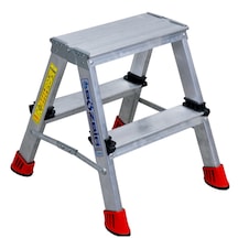 2+2 Çift Çıkışlı Premium Alüminyum Merdiven 50x20 Çok Amaçlı/pratik/kolay 38cm