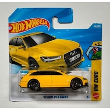 Hot Wheels Audi Rs6 Avant Sarı 1/64 Regular
