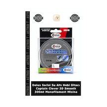 Delux Serisi Su Altı Hobi Oltacı Captain Clever 3d Smooth 300mt Monofilament Misina 0.33mm