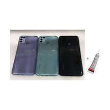 En-cag Infinix Hot 10t, Hot 10s Uyumlu Arka Batarya Pil Kapağı Mor B7000 15 Ml Yapıştırıcı Bss
