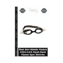 Özel Seri Gözlük Yüzücü 2323-1/2/3 Siyah Renk Yüzme Spor Aktivite
