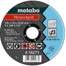 Metabo 616271000 Novorapid 125x1,0x22,23 İnox Kesme Diski 25 Adet