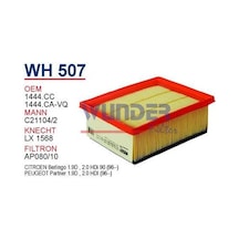 WUNDER WH507 HAVA FİLTRESİ - PEUGEOT 206 - PARTNER