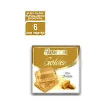 Ülker Golden Karamelli Beyaz Kare Altın Çikolata 6 x 60 G