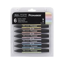 Winsor & Newton Promarker Kalem Seti 6 Renk Pastel Tones Set Past