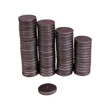 100 Adet Yuvarlak Mıknatıs, 10x3mm, Ferrit Magnet, Nişan Sünnet Süsleme Mıknatısı