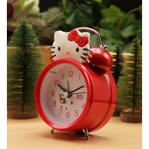 Hello Kitty Masa Saati & Çalar Saat - Kırmızı Diğer