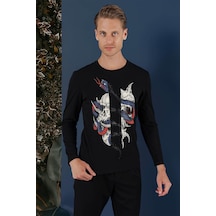 Ts 865 Siyah Spor T-shirt Siyah