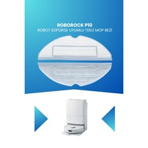 Roborock P10 Robot Süpürge Uyumlu Tekli Mop Bezi