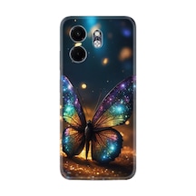 Infinix Smart 9 Kılıf Boutique Baskılı Resimli Rengarenk Kelebek Pcode -097