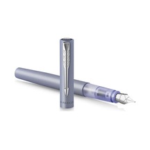 Parker Dolma Kalem Vector Xl M Uç Gümüş Mavi Çok Renkli