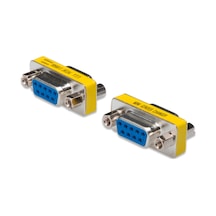 Dıgıtus 9 Pin Db9 Dişi Dişi D-sub Seri Port Dönüştürücü Metal Muhafazalı