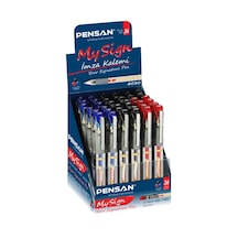 Pensan Roller Kalem My-sign Jell Bilye Uçlu İmza Kalemi 1.0 Mm Msk 36 Lı 6030 Çok Renkli
