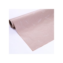 Bimotif 5li Büyük Boy Ambalaj, Paket Kağıdı, 70x100 Cm Kırtasiye Desenli, Kraft-beyaz Diğer