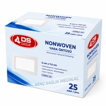 Ds Sağlık Nonwoven Yara Örtüsü 5cm 7,5cm 25'li