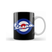 Vespa Mod Logo Kupa Bardak Porselen Karışık