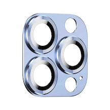 Apple Uyumlu iPhone 13 Pro Max CL-03 Kamera Lens Koruyucu-Mavi açık Mavi açık