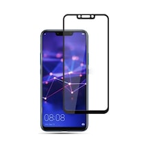 Mate 20 Lite Full Glue Tempered Full Cam Ekran Koruyucu Siyah