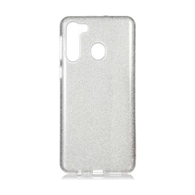 38297 Galaxy A21 İle Uyumlu Kılıf Shining Silikon Gri