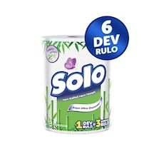 Solo Dev Rulo Bambu Kağıt Havlu 6'lı