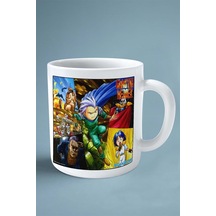 Gunstar Heroes Oyun Baskılı Kupa Bardak Çift Taraflı Baskı Kişiye Özel Model 4 Çok Renkli