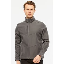 Uniprom Softshell Mont Içi Polarlı Su Ve Rüzgar Geçirmez Pro Model Gri Erkek Gri