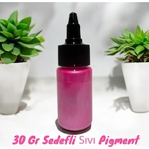 Epoksi Bazlı Pembe Parlak Sıvı Sedefli Pigment 30 Gr Hobi,sanat,ahşap,magnet