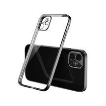 Apple Uyumlu iPhone 11 6.1Inç Renkli Kenar Seffaf Kilif Kamera Korumali Silik 389584903