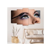 Makyaj - 5 Parçalı Tablo Görsel - 702503813 Görsel