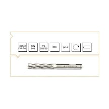 Mte Hsse Dın 844/bn Parmak Freze 20 Mm Uzun