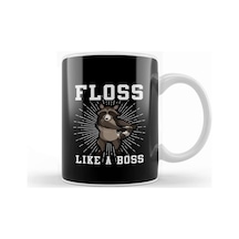 Raccoon Floss Like A Boss Kupa Bardak Porselen Karışık