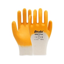 Beybi Nitril Pmk Kn2 Flex 9 Beden Nitril Kaplı Pamuk Eldiven 3121x ¾ Nitril Kaplıdır