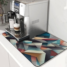 Valerine Life Kahve Makinesi Matı Su Geçirmez Kaymaz Yıkanabilir Çaycı, Çay Espresso Makinesi Pad 35x45cm 27240103