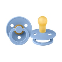 Bibs Colour Kauçuk Emzik-Sky blue-0-6 Ay