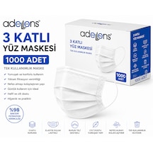 Yüz Maskesi 3 Katlı 1000'li