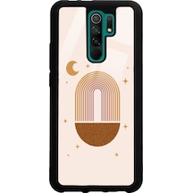 Xiaomi Redmi 9 Nude Art Night Tasarımlı Glossy Telefon Kılıfı Siyah