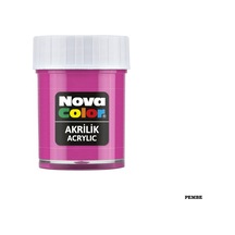 Nova Color Şişe Akrilik Boya 30 Cc Pembe Nc-178 Çok Renkli