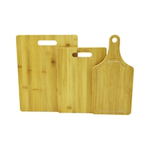 Yakut-11426 Ahşap Bambu Kesim Panosu 25x33cm 16x22 20x28 3 Boy Set Diğer