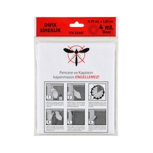 Difix Hazır Sineklik 75x125 Cm Tek Kanat Pencere Ve Kapı Sinekliği