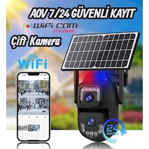 Aov 7/24 Kayıt Özellikli Wi-fi Solar Kamera