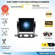Ahd 1080p Ve 720p Geniş Açılı Balıkgözü Gece Görüşlü Araç Kamerası