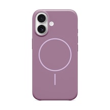 Beats İphone 16 Kılıf - Magsafe, Çizilmeye Dayanıklı Koruyucu Kılıf, İnce Form, Mikrofiber Kaplama - Menekşe Moru