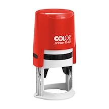 Colop R40 Yuvarlak Kırmızı Kasa Kırmızı Keçe - 40 MM