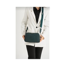 Just Polo Kadın Yeşil 5 Bölmeli Omuz Ve Çapraz Askılı Çantası-jp6000