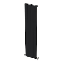 Hestia Alüminyum Dikey Radyatör Panel 1750 X 355 Siyah 4 Dilim